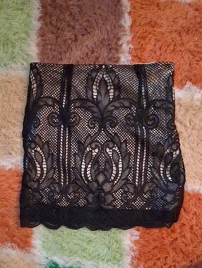 Forever 21 Black Lace Mini Skirt